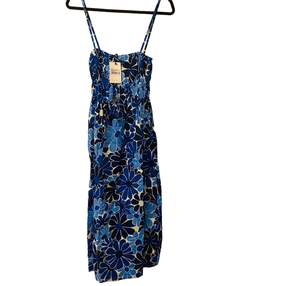 Faithfull the Brand Adalyn Floral Cotton Midi-Dress, MULTIPLE -- NWT - Picture 6 of 15